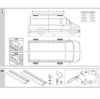 Dometic Pr2000 VW Crafter 2017- Tente Montaj Braketi resmi