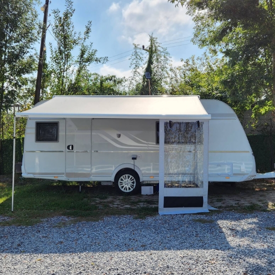2K Karavan Rain Blocker Tente Yağmur Engelleyici Yan-Ön Duvar resmi