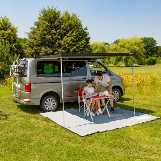 Fiamma F45s 4.00 x 2.50 Siyah Kasetli Karavan Duvar Tente
