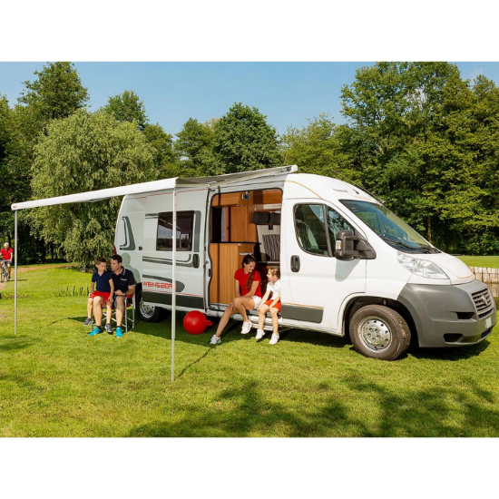 Fiamma F80s 4.00 x 2.50 Siyah Karavan Çatı Tente