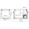 Dometic CFX 50W 46L 12v,24v,220v Kompresörlü Taşınabilir Karavan Buzdolabı