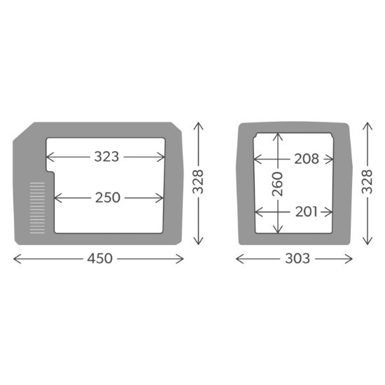Dometic TropiCool TCX 14 - 15L 12v,24v,220v Termoelektrik Taşınabilir Karavan Buzdolabı
