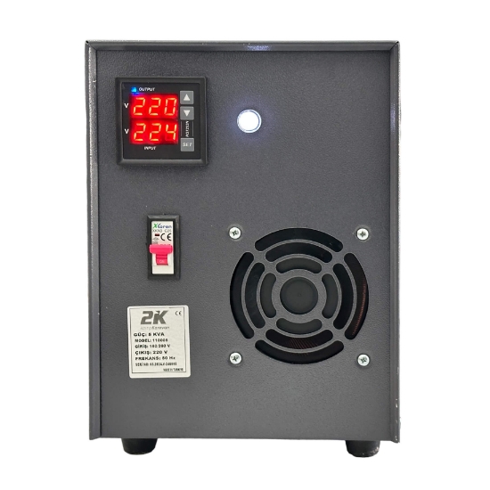 2K Servo 5KV 160-260V Monofaze Karavan Voltaj Regülatörü resmi