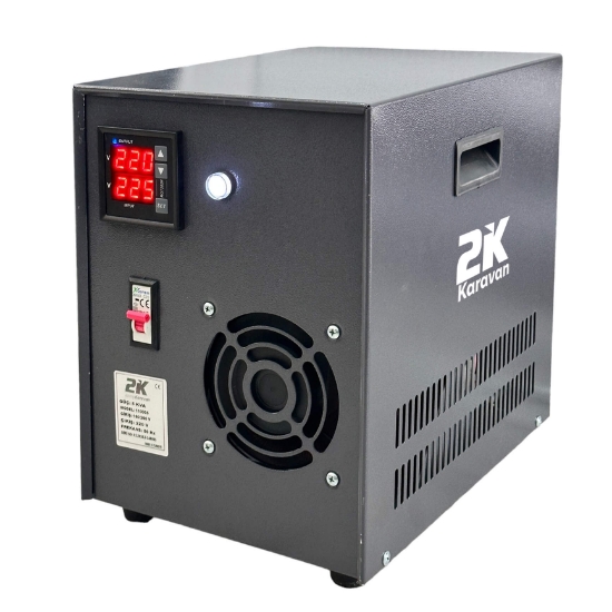 2K Servo 5KV 160-260V Monofaze Karavan Voltaj Regülatörü resmi