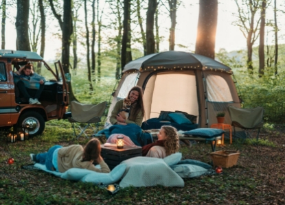 Easy Camp Moonlight Yurt 11M² Glamping 6 Kişilik Yüksek Aile Çadırı resmi