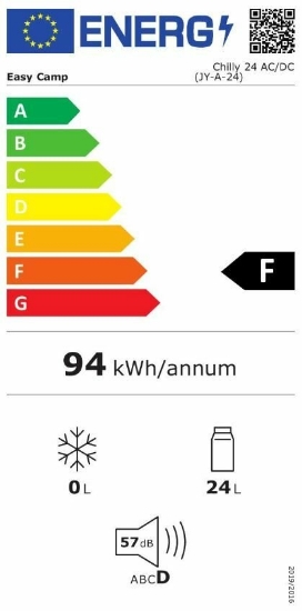 Easy Camp Chilly 12V/230V Coolbox 24 Elektrikli Soğutucu resmi