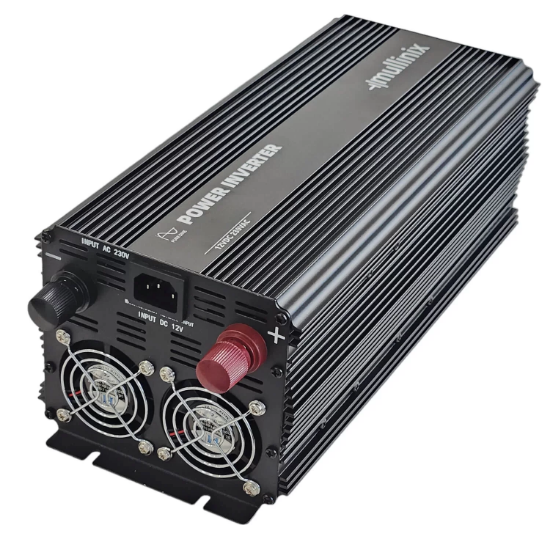 Mullinix 12V 1500W 20A Şarjlı Tam Sinüs İnverter resmi