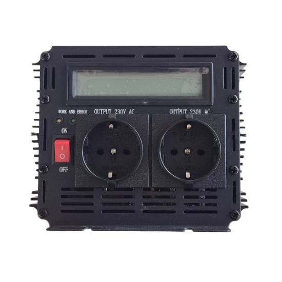 Mullinix 12V 1500W 20A Şarjlı Tam Sinüs İnverter resmi