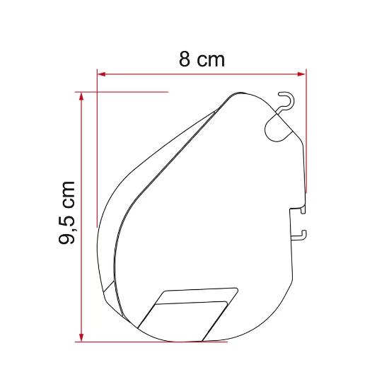 Fiamma F35 Pro 2.50 x 2.25 Siyah Torba Tipi Tente resmi