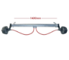 Al-Ko 1000Kg 1400mm Torsiyonlu Frenli Aks Dingil Seti resmi