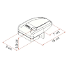 Fiamma Safe Door Frame Gri Karavan Kapı Kilidi resmi