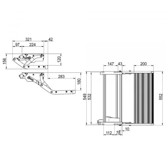 Thule Tek Adım 12V 550mm Elektrikli Kayar Basamak resmi