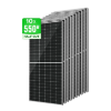 Canpower 5.12KW Kapasite+ 10x550W HalfCut Panel + 5KW İnvertör Lityum LifePo4 Villa Solar Enerji Seti resmi