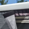 2K 200x80cm Karavan Tentesi Önü Askılı Cepli Ön Gölgelik resmi