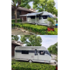 Campasist CA400TK 4.00 x 2.50 Beyaz Duvar Tipi Karavan Tentesi resmi