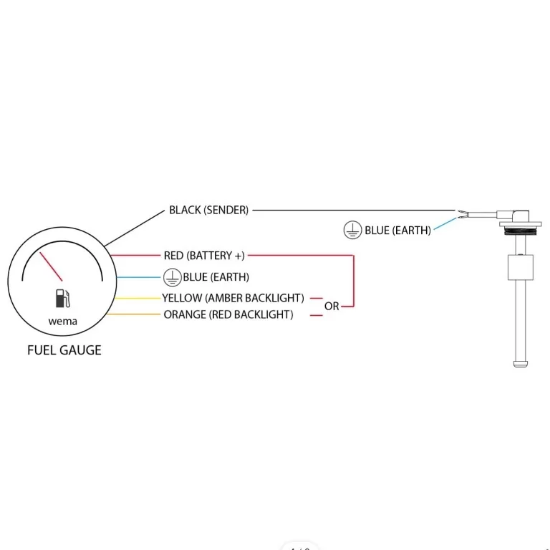 KUS S3 JS61045 20cm 0-190ohm Yakıt ve Su Tankı Seviye Şamandırası resmi