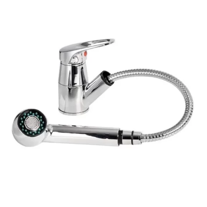 Nuova Rade Metal Mikserli Spiral Banyo Başlıklı Karavan Musluğu resmi
