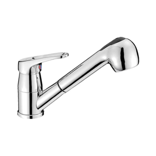 Nuova Rade Metal Mikserli Spiral Banyo Başlıklı Karavan Musluğu resmi
