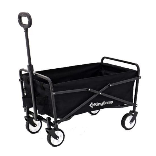 KingCamp Quartz Camping Wagon Katlanır Vagon Araba resmi