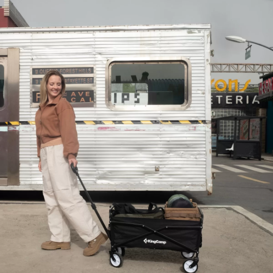 KingCamp Quartz Camping Wagon Katlanır Vagon Araba resmi