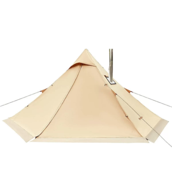 KingCamp Turıno Canvas Teepee 4 Mevsim Çadır resmi