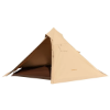 KingCamp Turıno Canvas Teepee 4 Mevsim Çadır resmi