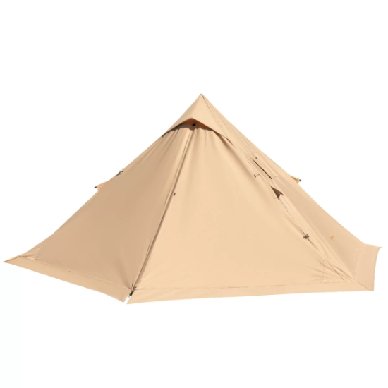 KingCamp Turıno Canvas Teepee 4 Mevsim Çadır resmi