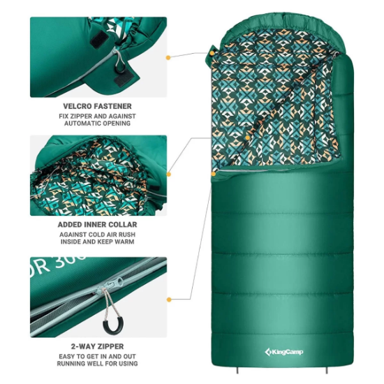 KingCamp Superior 300 XL Uyku Tulumu resmi
