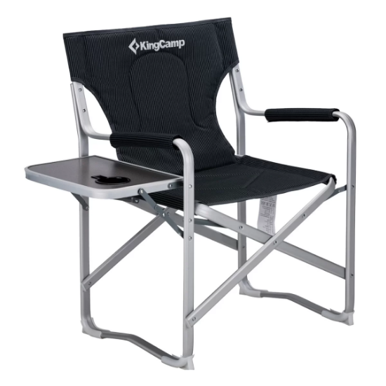 KingCamp Deluxe Director Chair Katlanır Ultralux Kamp Sandalyesi resmi