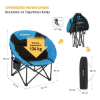 KingCamp Moon Ultra Konforlu Kamp Sandalyesi B.Blue resmi