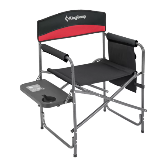 KingCamp Ash Comfort Katlanır Kamp Sandalyesi Red resmi