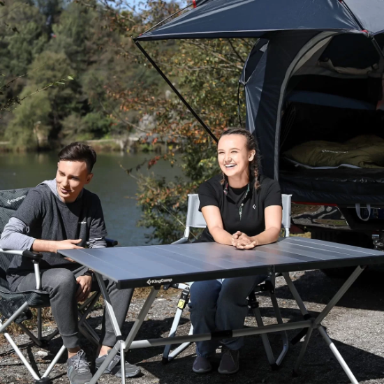 KingCamp Dolomite XL Premium Katlanır Kamp Masası resmi