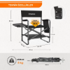 KingCamp Ash Compact Katlanır Kamp Sandalyesi Black resmi