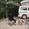 KingCamp Lotus Comfort Konforlu & Takviyeli Kamp Sandalyesi Black resmi