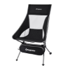 KingCamp Canna High Back Ultralight Katlanır Kamp Sandalyesi Black resmi
