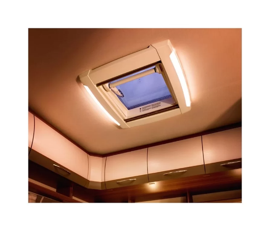 MPK 40x40 Led Işıklı Heki VisionStar M Pro II Karavan Tavan Havalandırma Heki resmi