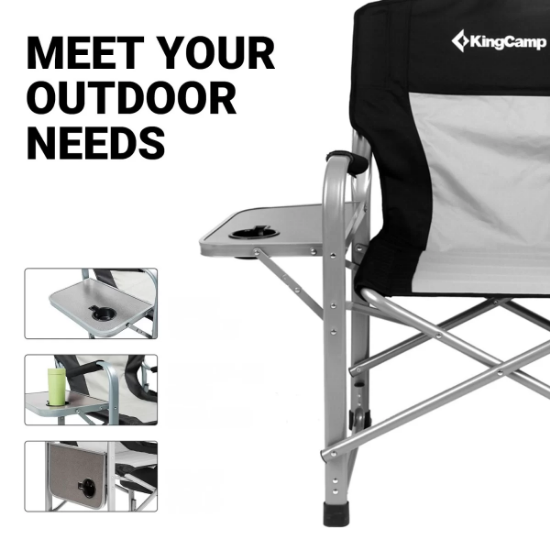 KingCamp Ash Cool Ice Katlanır Kamp Sandalyesi resmi