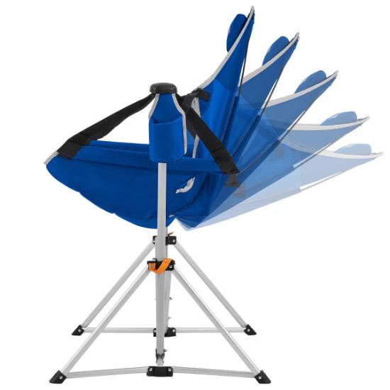 KingCamp Orchid Salıncaklı Katlanır Kamp Sandalyesi Blue/Grey resmi