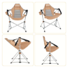 KingCamp Orchid Salıncaklı Katlanır Kamp Sandalyesi Khaki/Grey resmi