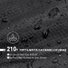 KingCamp FreeSpace 250 Relax -8°C Geniş Uyku Tulumu Black Sol F. resmi