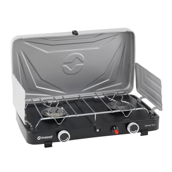 Outwell Katmai Duo Stove Çift Brülörlü Kompakt Portatif Ocak resmi