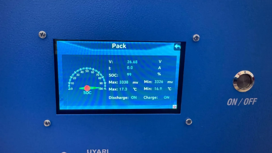 MEGACELL LiFePO4 25.6V 200Ah Bluetooth Dokunmatik Ekran Lityum Demir Fosfat Akü resmi