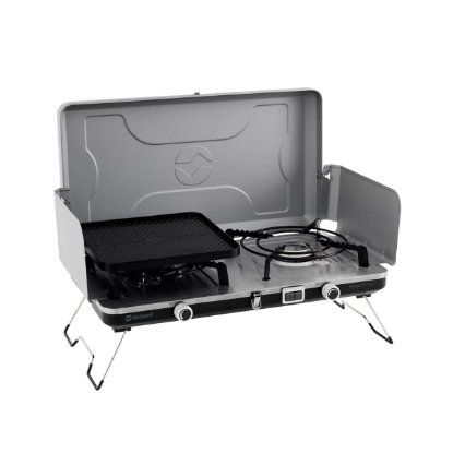 Outwell Merapi Pro Duo Deluxe Stove İkili Kamp & Karavan Ocağı resmi