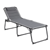 Outwell Samoa Premium Ultra Konforlu 5 Pozisyonlu Katlanır Şezlong Grey resmi