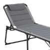 Outwell Samoa Premium Ultra Konforlu 5 Pozisyonlu Katlanır Şezlong Grey resmi