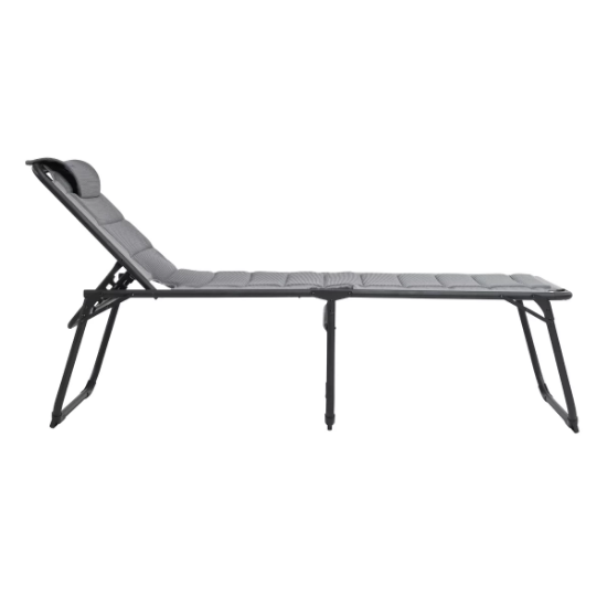 Outwell Samoa Premium Ultra Konforlu 5 Pozisyonlu Katlanır Şezlong Grey resmi