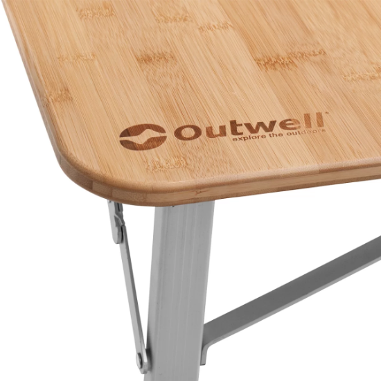 Outwell Custer L Bambu Katlanır Kamp Masası resmi