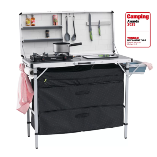 Outwell Magante Kitchen Unit Portatif Kamp Mutfağı resmi