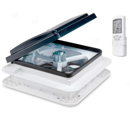 Babarvy T3000 360 x 360 mm Fanlı, Kumandalı, Yağmur Sensörlü Tavan Heki resmi