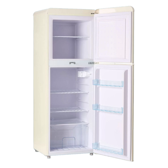 EvaCool Eva RM138 Retro Siyah 138Lt 12-24V Sabit Kompresörlü Karavan Buzdolabı resmi
